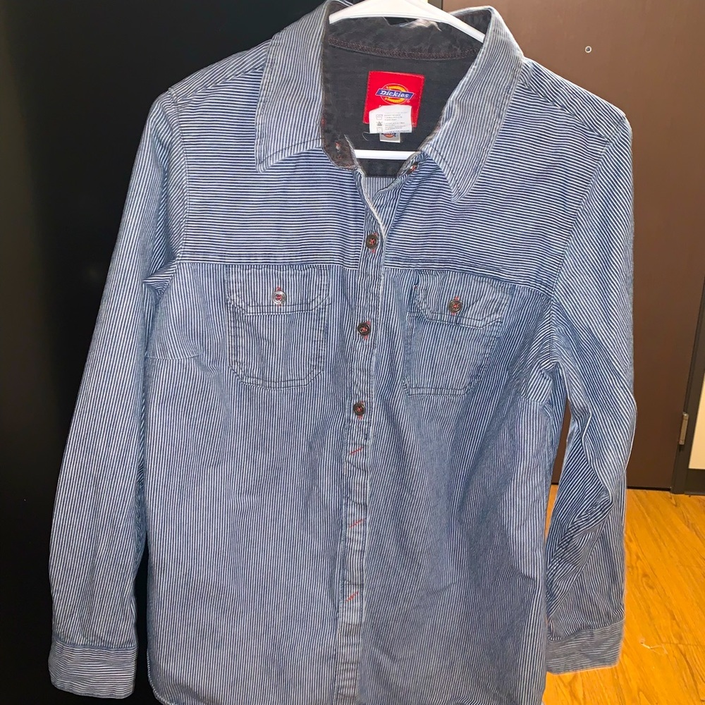 Dickies Striped Button Up